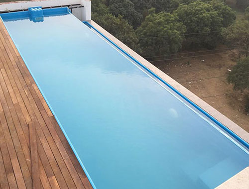 Fiberglass Infinity Swimming Pool Manufacturer in Faridabad