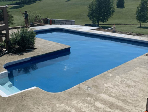 L-Shaped Swimming Pools Manufacturer in Faridabad